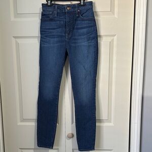 Madewell High Rise Dark Blue Jeans size 27 (size 4)